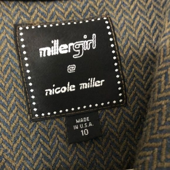 Nicole Miller Raw Edge Jacket Size 10 - Picture 2 of 5